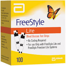FreeStyle Lite 100 Count Diabetic Test Strips Picture