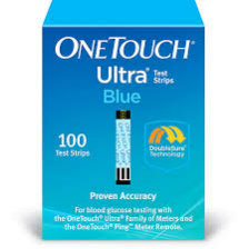 One Touch Ultra Blue 100 Count Diabetic Test Strips Picture